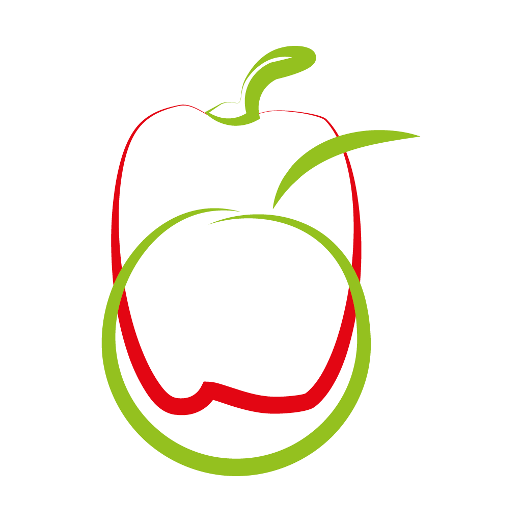 Logogestaltung Obst und Gemüse colored